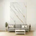 PLANCHAS MARMOL PVC BLANCO TIZ VETA DORADA